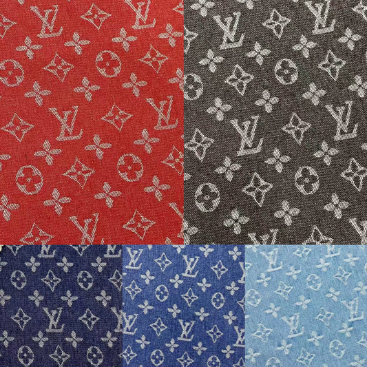 Selected Quality Mutiple Colors LV Denim Washed Fabrics