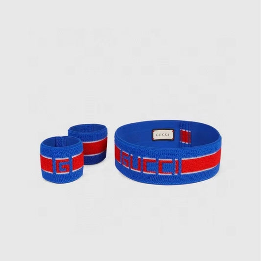 Red Blue Color Headband & Handband Set ITEM NO.: HF-HD008
