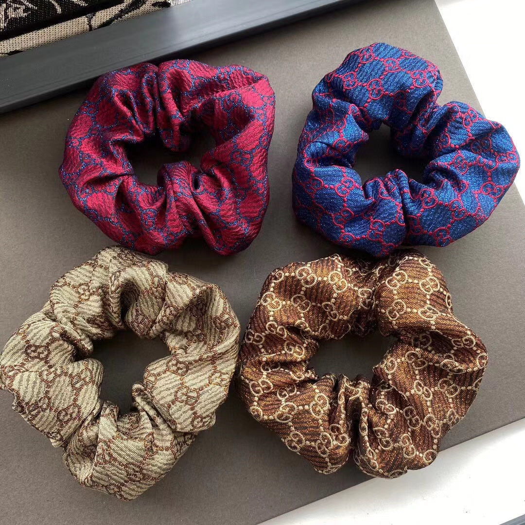 Shining Gucci GG Jacquard Hair Scrunchies ITEM NO.: HF-HD028