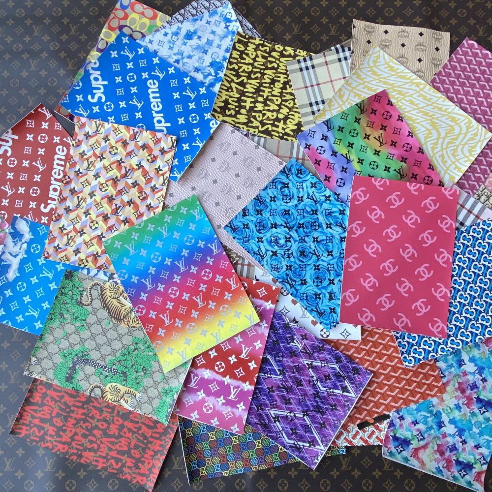 Lucky Package: My website different A4 sheet leathers of random patterns