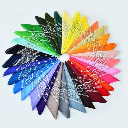 Charms Decorative Custom Craft Cotton Paisley Bandana Item NO.: ACC-004