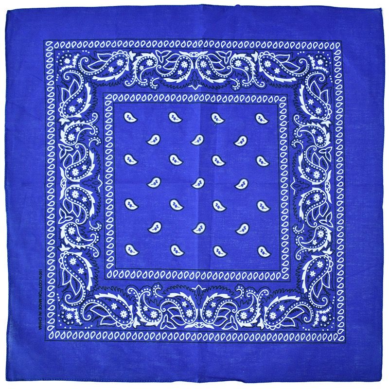 Charms Decorative Custom Craft Cotton Paisley Bandana Item NO.: ACC-004
