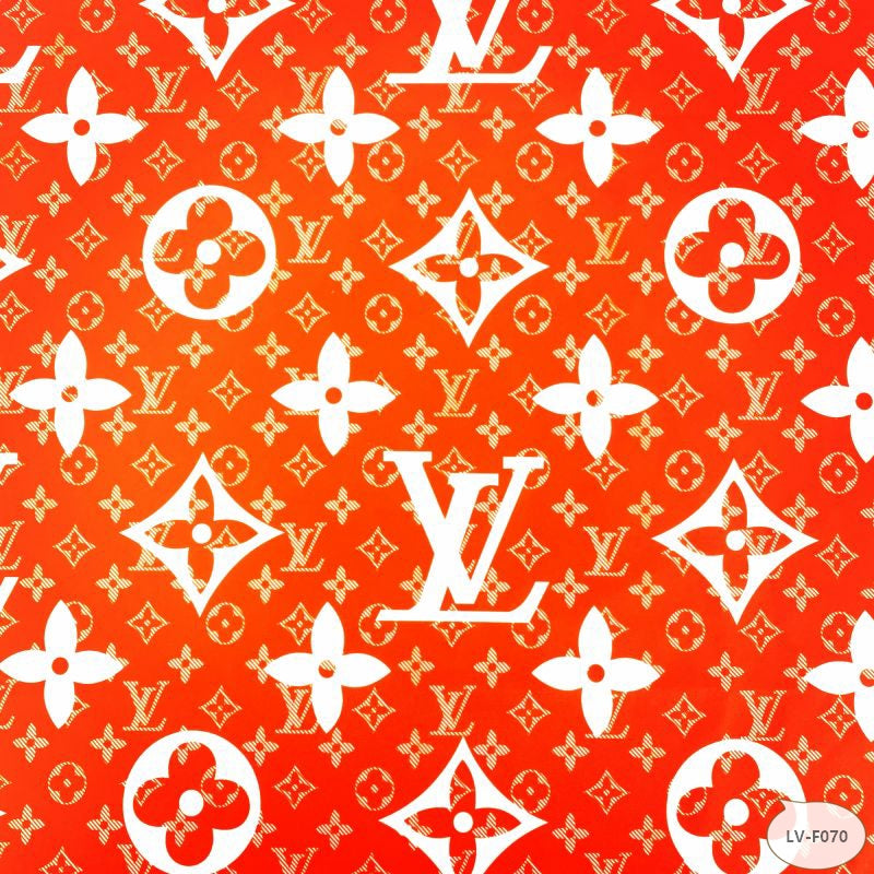 Designer inspired LV Pattern digital printed four way spandex fabrics