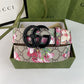 Gucci Red Floral Print GG Buckle Leather Belt   ITEM NO.: HF-BT037