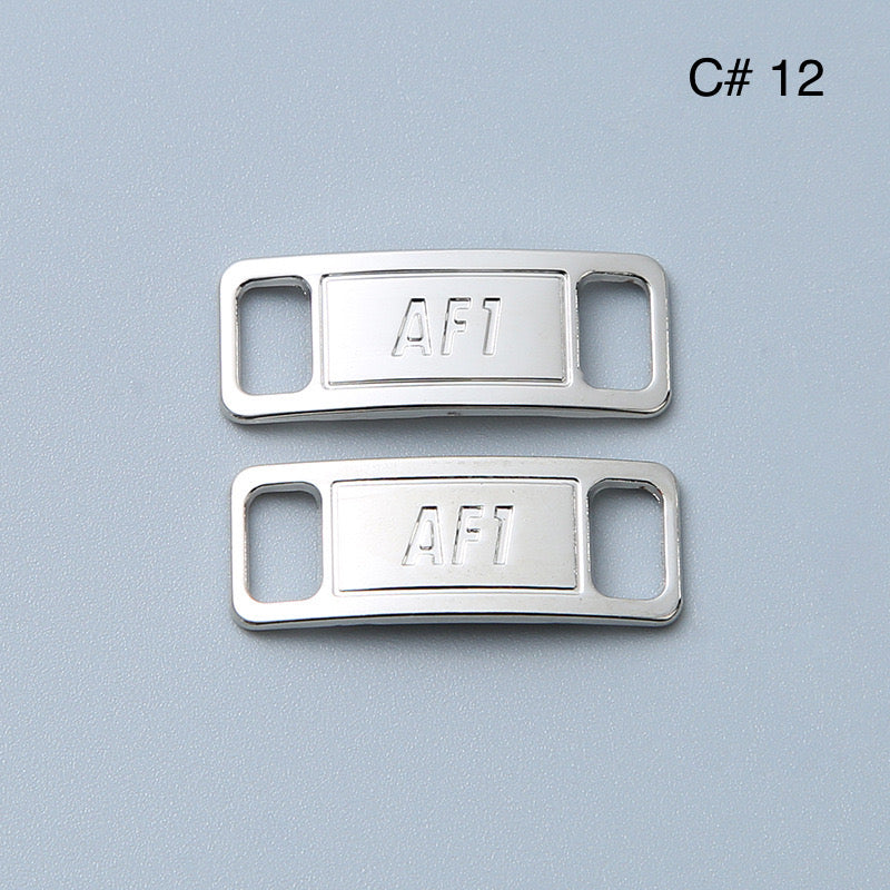 Colorful Decorative AF1 Sneaker Buckles for Custom Shoe Makers Item NO.: ACC-002