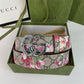 Gucci Red Floral Print GG Buckle Leather Belt   ITEM NO.: HF-BT037