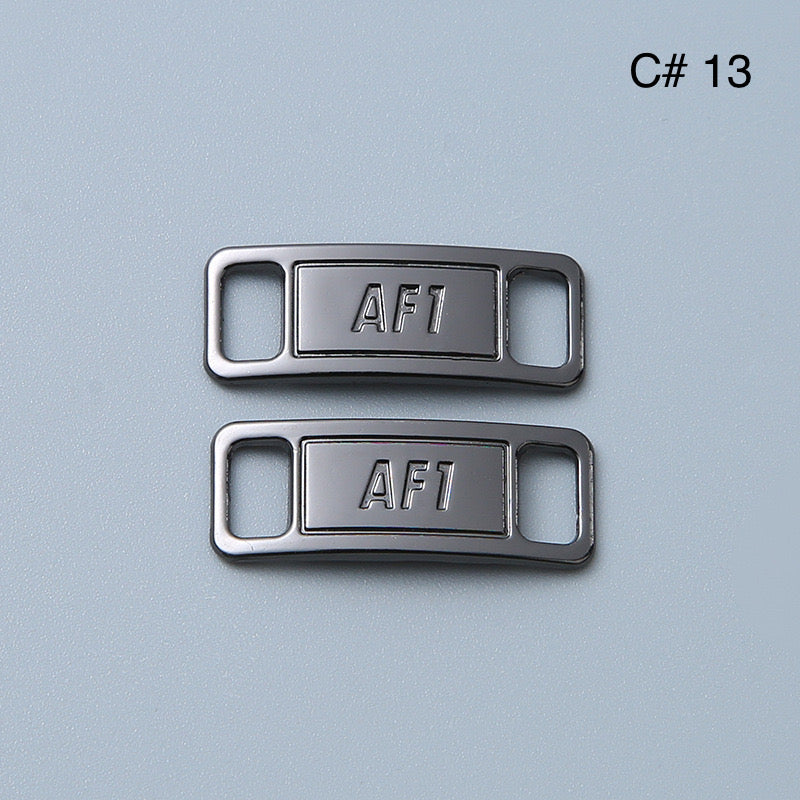 Colorful Decorative AF1 Sneaker Buckles for Custom Shoe Makers Item NO.: ACC-002