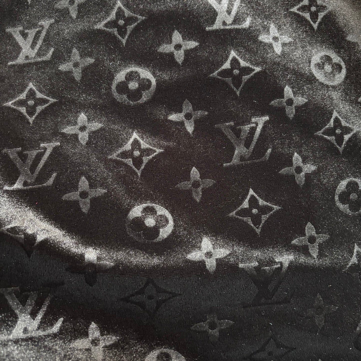 Mutiple Colors Designer LV Logo Embossed Luxury Shinning Velvet Fabrics NO.: LV-F140