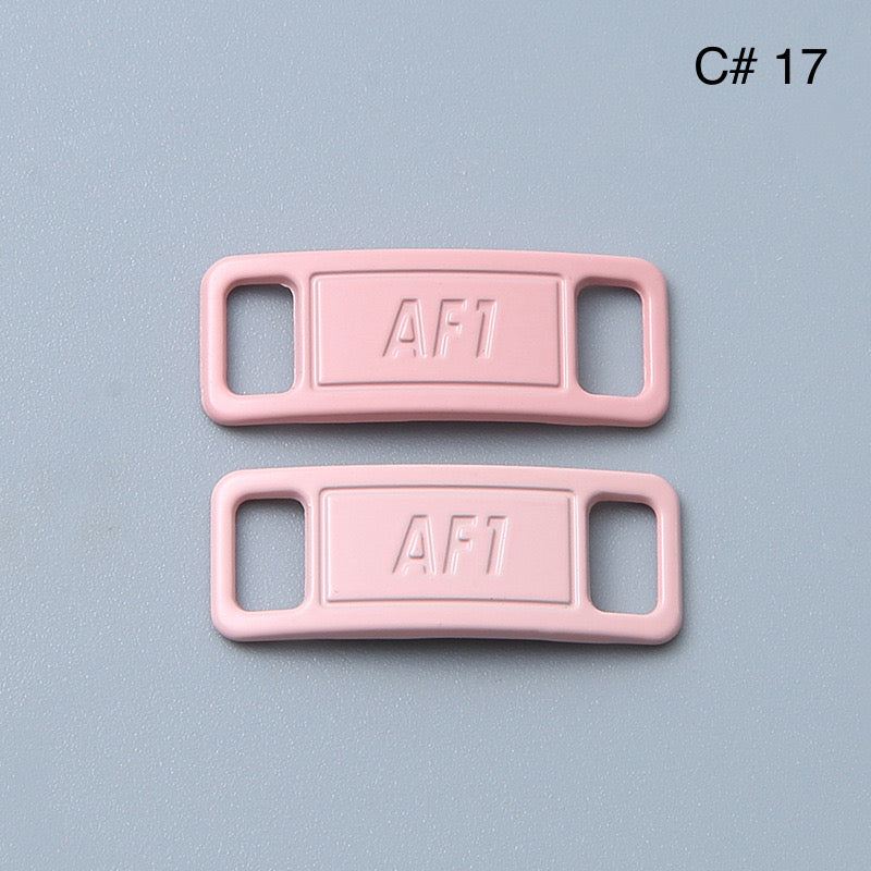 Colorful Decorative AF1 Sneaker Buckles for Custom Shoe Makers Item NO.: ACC-002