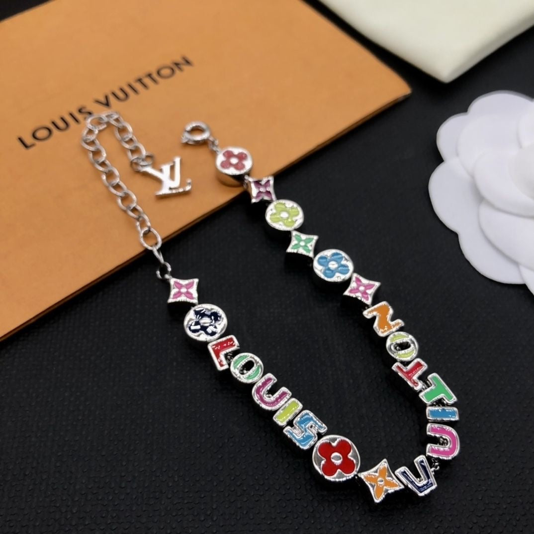 Colorful Words Carton Cute Necklace   ITEM NO.: HF-JL042
