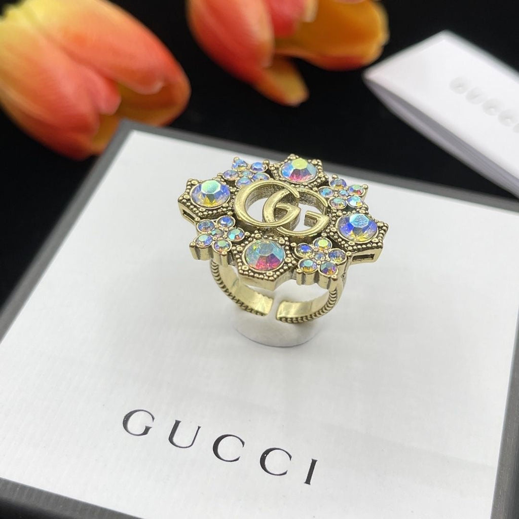 Gucci GG Vintage Rainbow Diamond 4-Piece Set Jewellery   ITEM NO.: HF-JL017