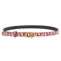 Selected Quality Simple Christian Dior Buckle Leather Belt    ITEM NO.: HF-BT033