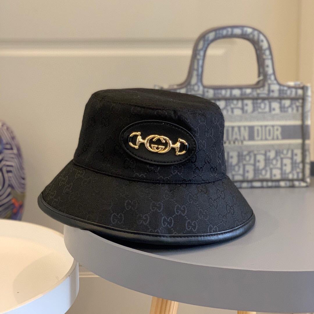Classical Gucci GG Jacquard Bucket Hat ITEM NO.: HF-HT027