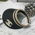 Chanel Visor Cap Hollow Straw Hat ITEM NO.: HF-HT007