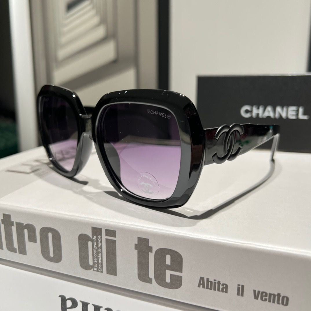 Exquisite Chanel CC Sunglasses  ITEM NO.: HF-SG016