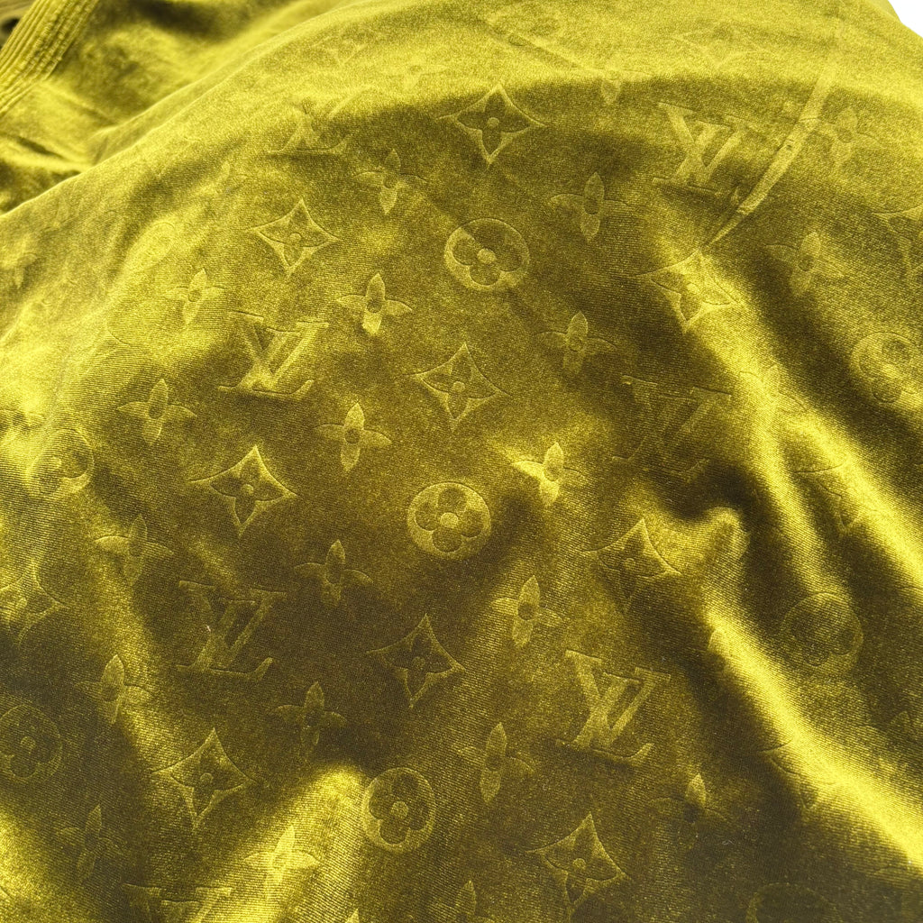 Mutiple Colors Designer LV Logo Embossed Luxury Shinning Velvet Fabrics NO.: LV-F142