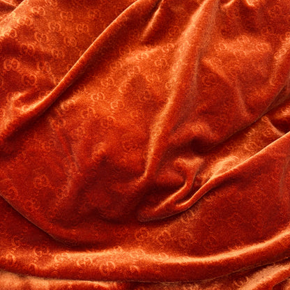 Mutiple Colors Designer Gucci Logo Embossed Luxury Shinning Velvet Fabrics NO.: GG-F045