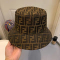 Classical Fendi FF Jacquard Bucket Hat ITEM NO.: HF-HT031