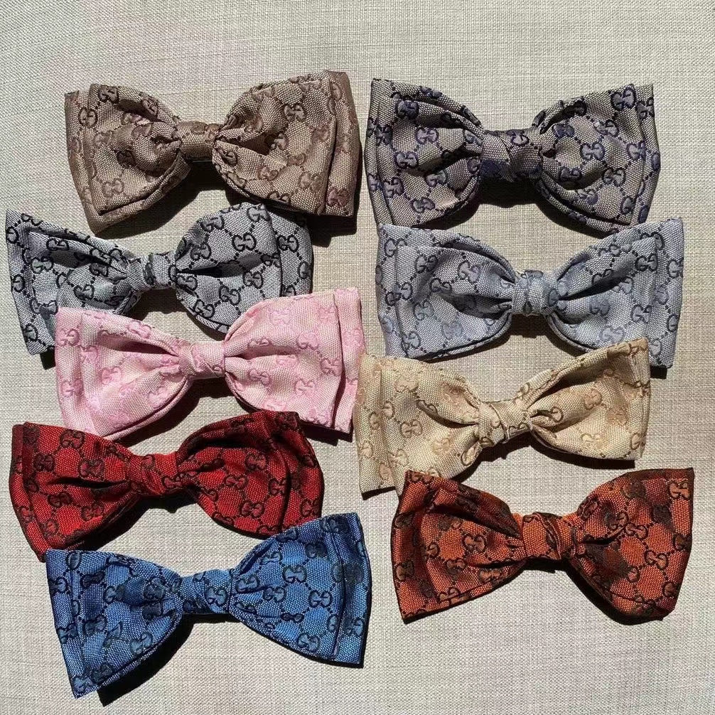 Multicolor Gucci GG Jacquard Hair Clips ITEM NO.: HF-HD013