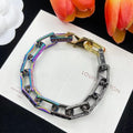 Two-Piece Set Dream Color Necklace & Bracelet Set    ITEM NO.: HF-JL057