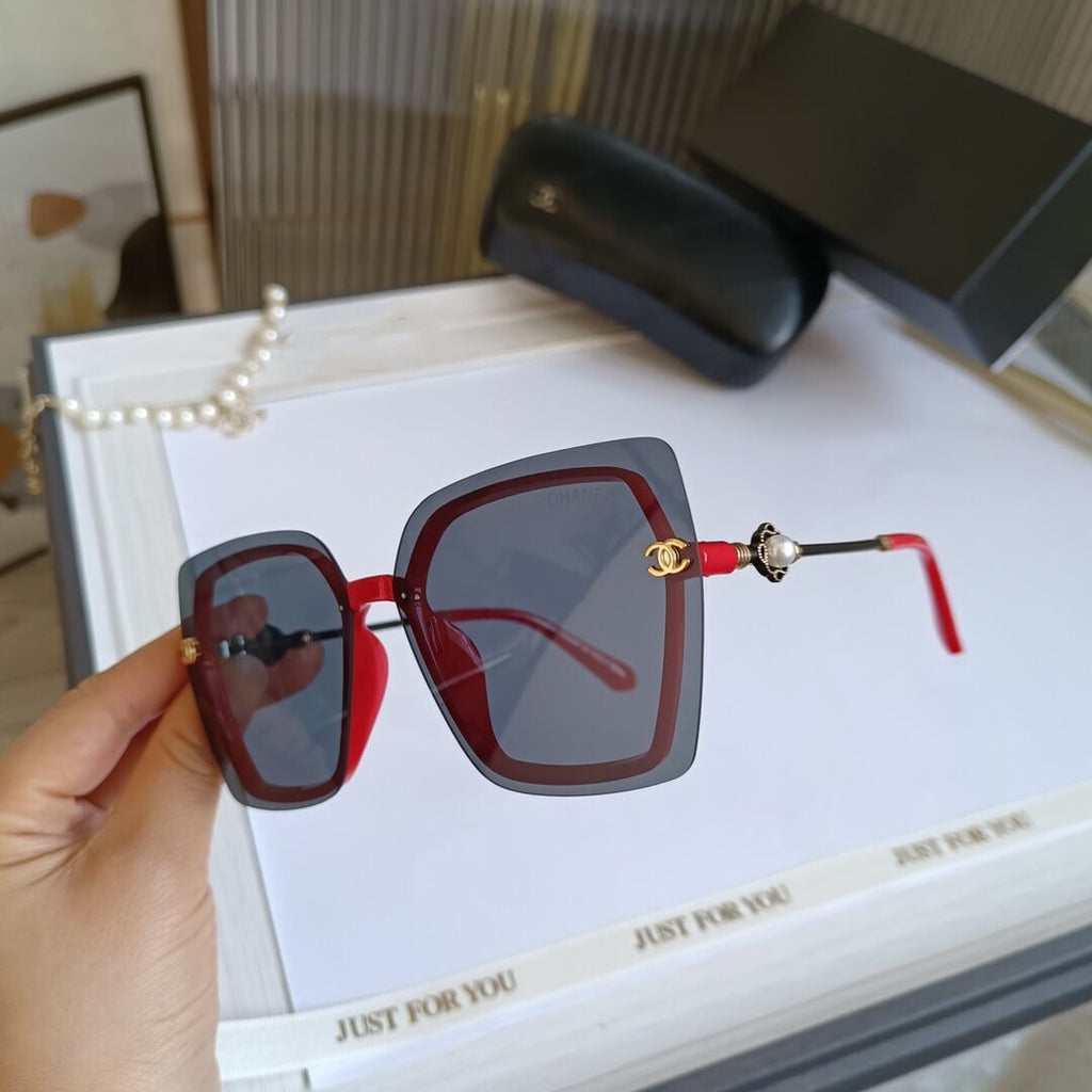 Coco Chanel Style Sweat Sunglasses  ITEM NO.: HF-SG024