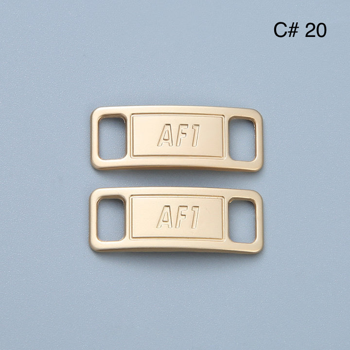 Colorful Decorative AF1 Sneaker Buckles for Custom Shoe Makers Item NO.: ACC-002