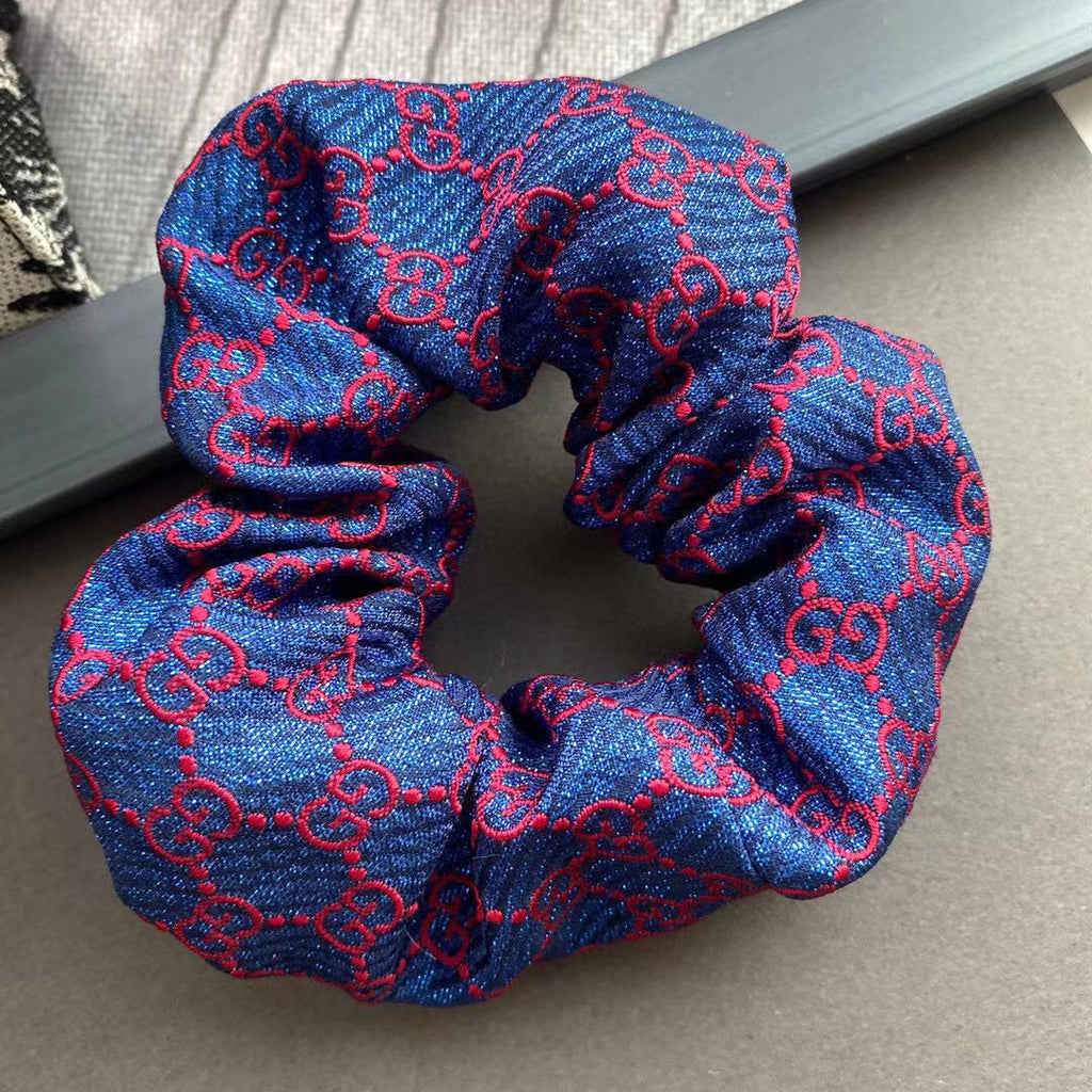 Shining Gucci GG Jacquard Hair Scrunchies ITEM NO.: HF-HD028