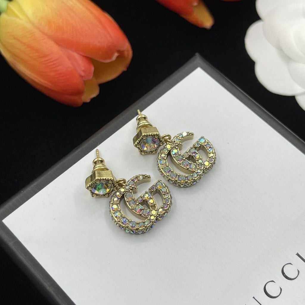 Gucci GG Vintage Rainbow Diamond 4-Piece Set Jewellery   ITEM NO.: HF-JL017