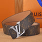 Selected Quality Classical Brown LV Buckle Leather Belt    ITEM NO.: CS-BT061