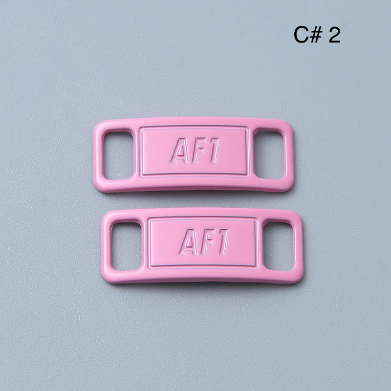 Colorful Decorative AF1 Sneaker Buckles for Custom Shoe Makers Item NO.: ACC-002