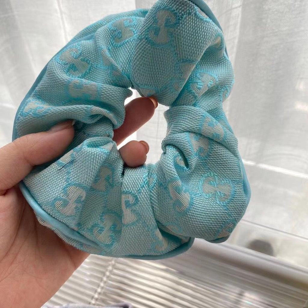 Gorgeous Fresh Colors Gucci GG Jacquard Hair Scrunchies  ITEM NO.: HF-HD037