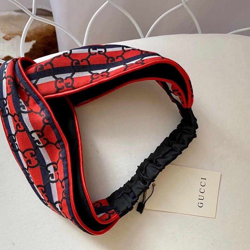 High Quality Ribbon Gucci GG Elastic Hair Headband ITEM NO.: HF-HD018