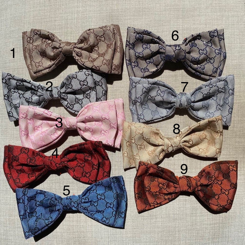 Multicolor Gucci GG Jacquard Hair Clips ITEM NO.: HF-HD013