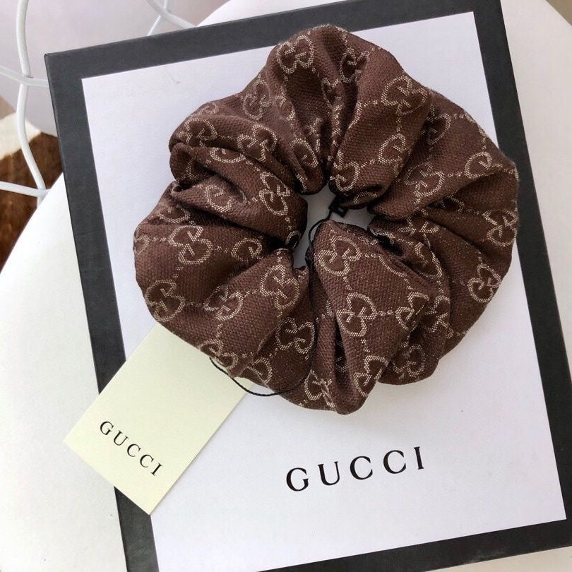 Classical Gucci GG Jacquard Hair Scrunchies ITEM NO.: CS-HD029