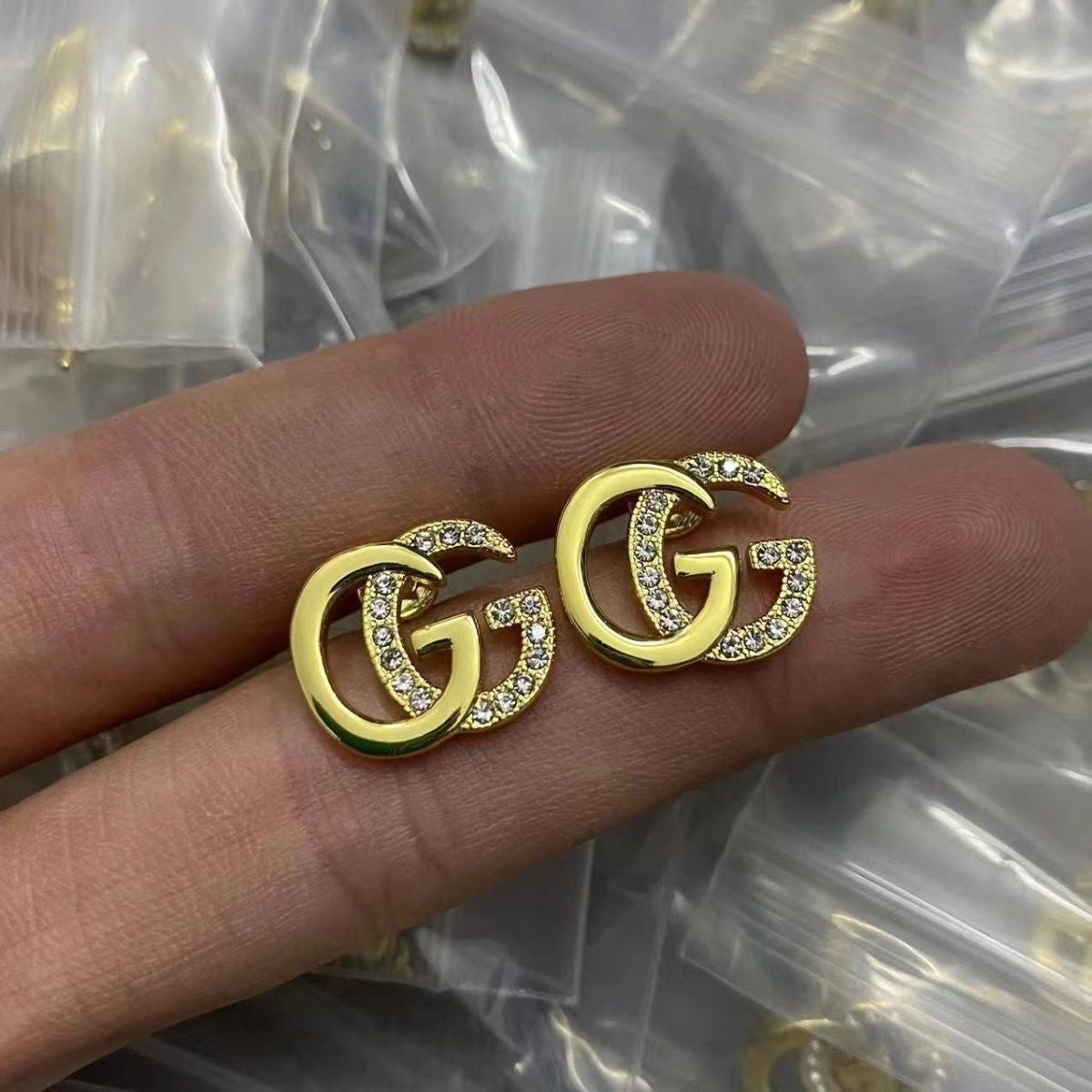 Four Styles Vintage Gucci GG Earrings   ITEM NO.: HF-JL054