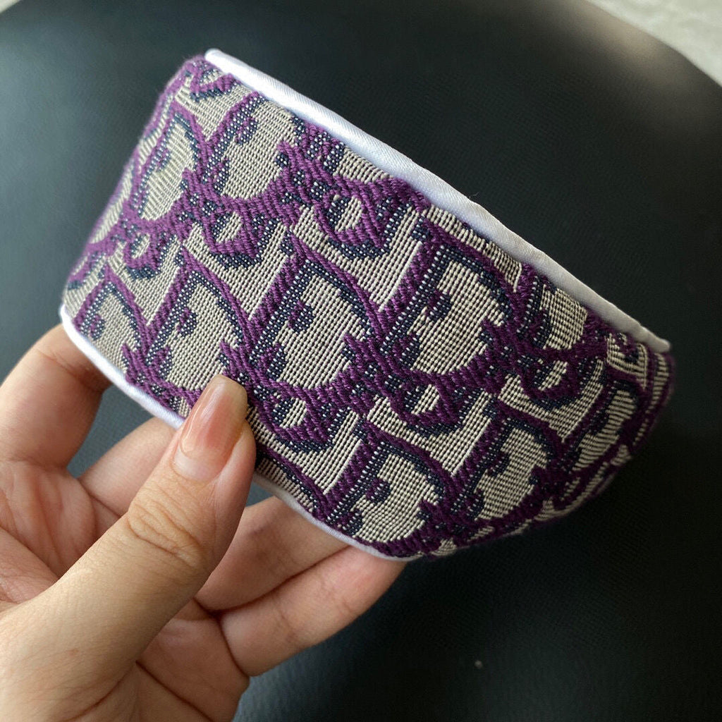 Multicolor Selected Quality Dior Jacquard Hair Headband ITEM NO.: HF-HD019