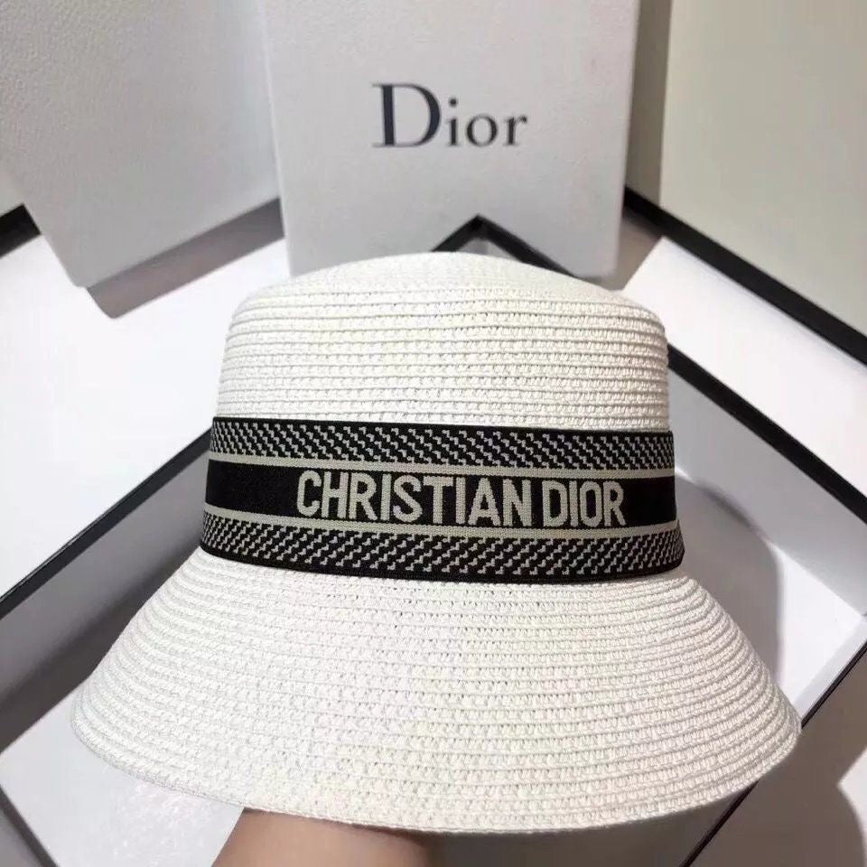 Christian Dior Fisherman Starw Hat ITEM NO. : CS-HT006