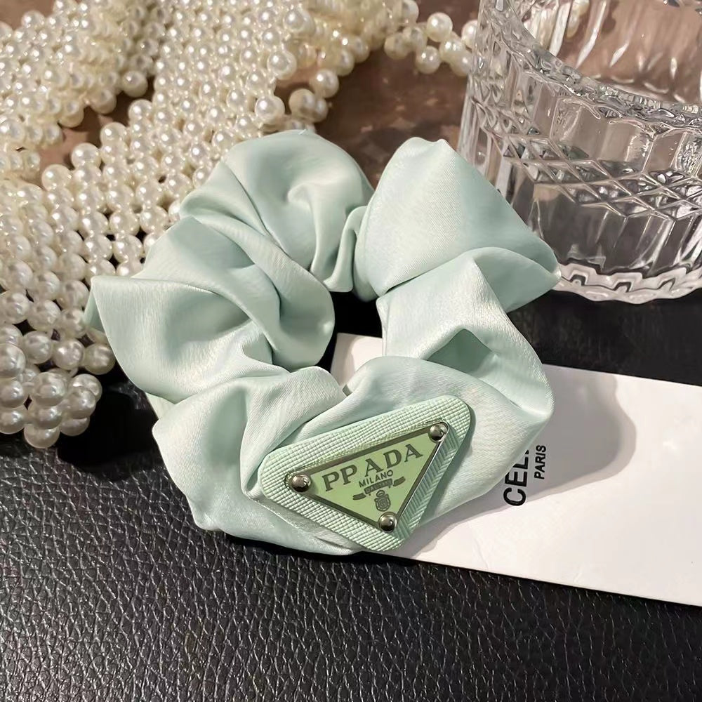 Macaron Colors Prada Ribbon Hair Scrunchies   ITEM NO.: HF-HD038