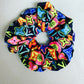 Custom LV design print hair scrunchies  ITEM NO.: CS-HD031