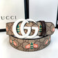 Fashionable Gucci Bee Print GG Buckle Leather Belt   ITEM NO.: CS-BT041