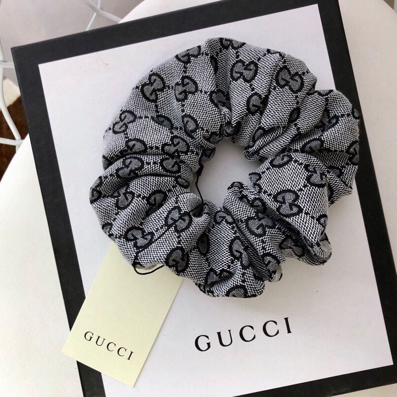 Classical Gucci GG Jacquard Hair Scrunchies ITEM NO.: CS-HD029