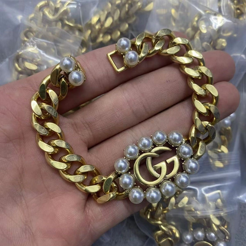 Three Styles Gorgeous Vintage Gucci GG Bracelets   ITEM NO.: HF-JL051