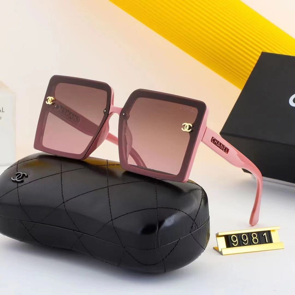 Oversized Fashionable Chanel CC Sunglasses   ITEM NO.: HF-SG021
