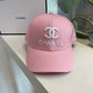 Multicolor Chanel Embroidery Cotton Baseball Cap ITEM NO.: CS-HT039