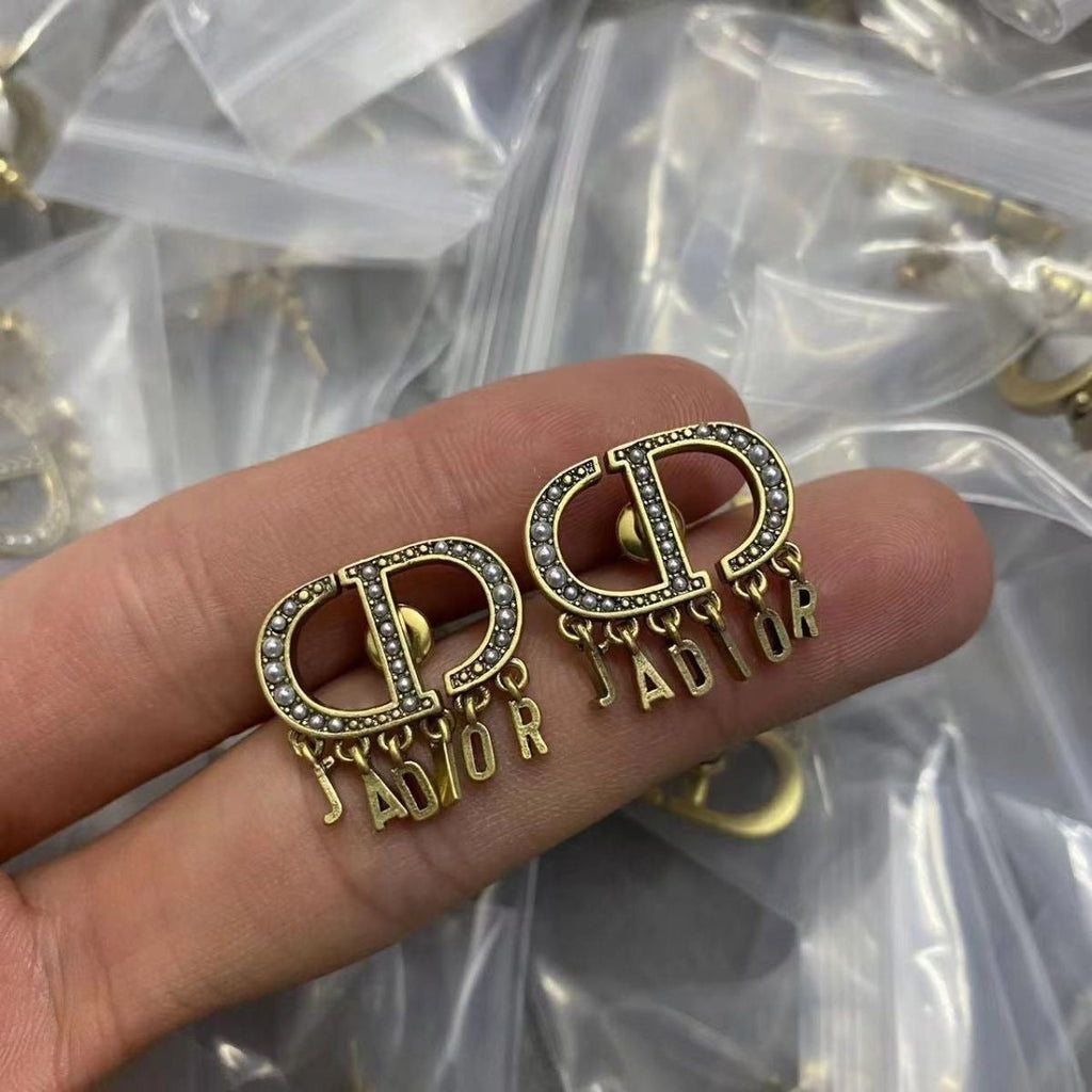 Four Different Styles Christian Dior CD Earrings & Ear Studs   ITEM NO.: HF-JL005