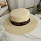 Fendi Beach Sun Bonnet Straw Hat ITEM NO.: CS-HT004