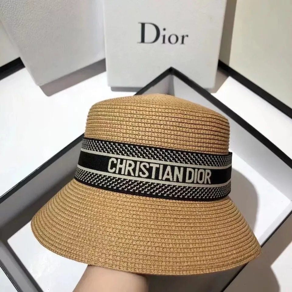 Christian Dior Fisherman Starw Hat ITEM NO. : CS-HT006