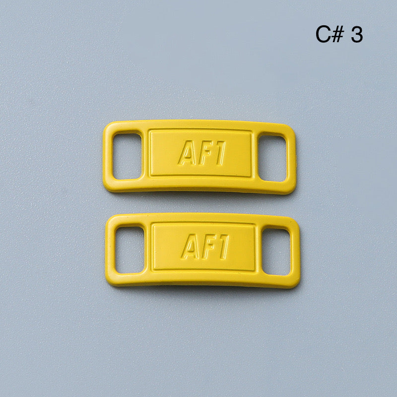 Colorful Decorative AF1 Sneaker Buckles for Custom Shoe Makers Item NO.: ACC-002