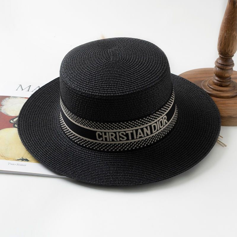 Christian Dior Beach Sun Bonnet Straw Hat ITEM NO.: HF-HT001