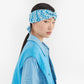 Fresh Blue Fendi FF Pattern Headband ITEM NO.: CS-HD010